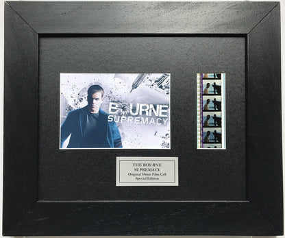 Handmade gift featuring original 35mm film cell for THE BOURNE SUPREMACY fans v2
