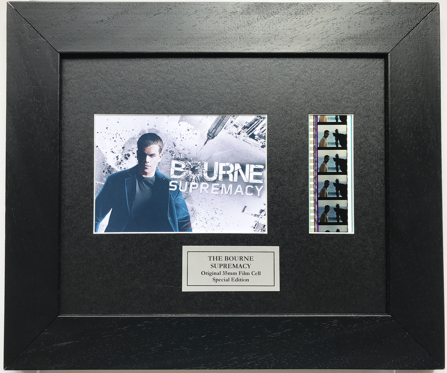 Handmade gift featuring original 35mm film cell for THE BOURNE SUPREMACY fans v2