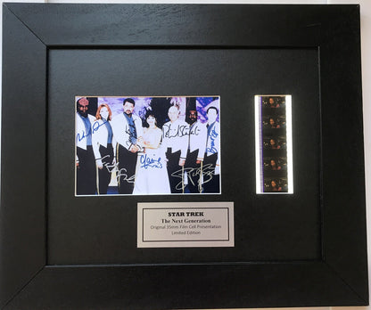 Hand Crafted with original film cells for Star Trek THE NEXT GENERATION fans