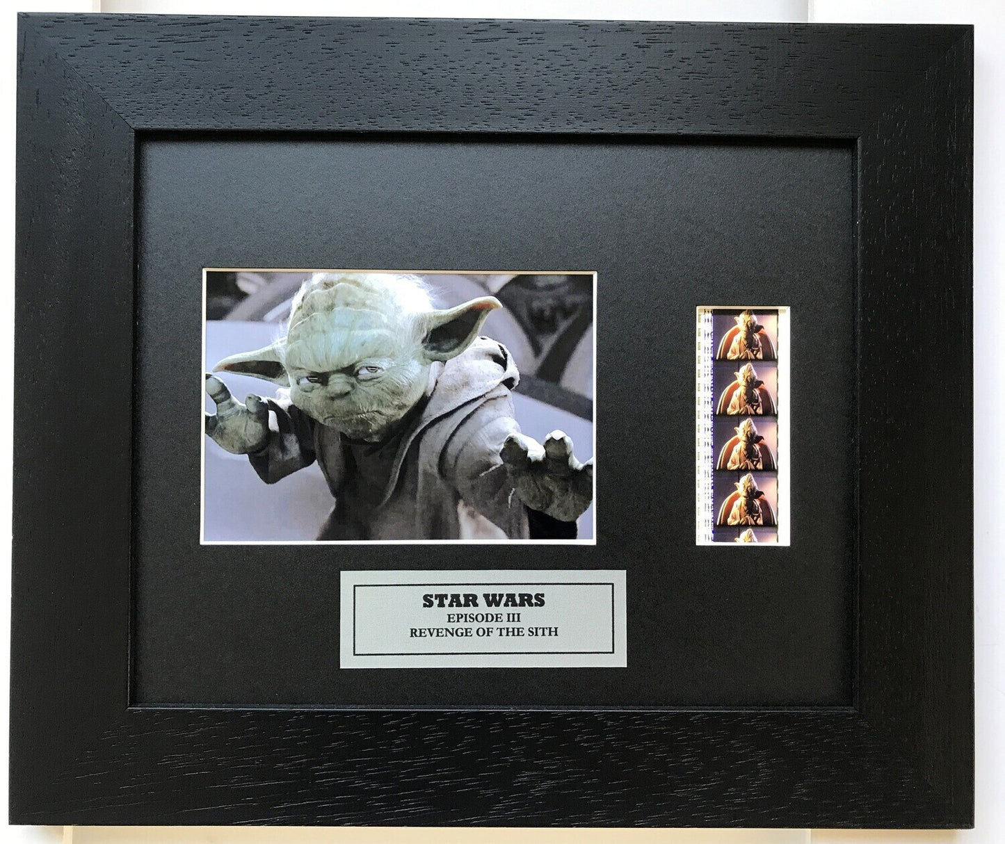 Handmade display inc original 35mm film cells for a STAR WARS Ep III fan v5