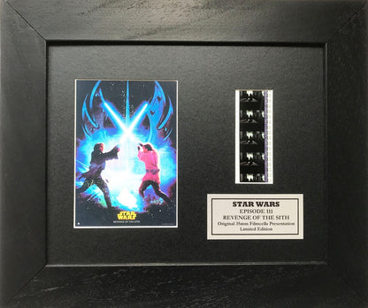 Handmade display inc original 35mm film cells for a STAR WARS Ep III fan v2