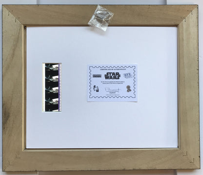 Handmade display inc original 35mm film cells for a STAR WARS Ep III fan v5