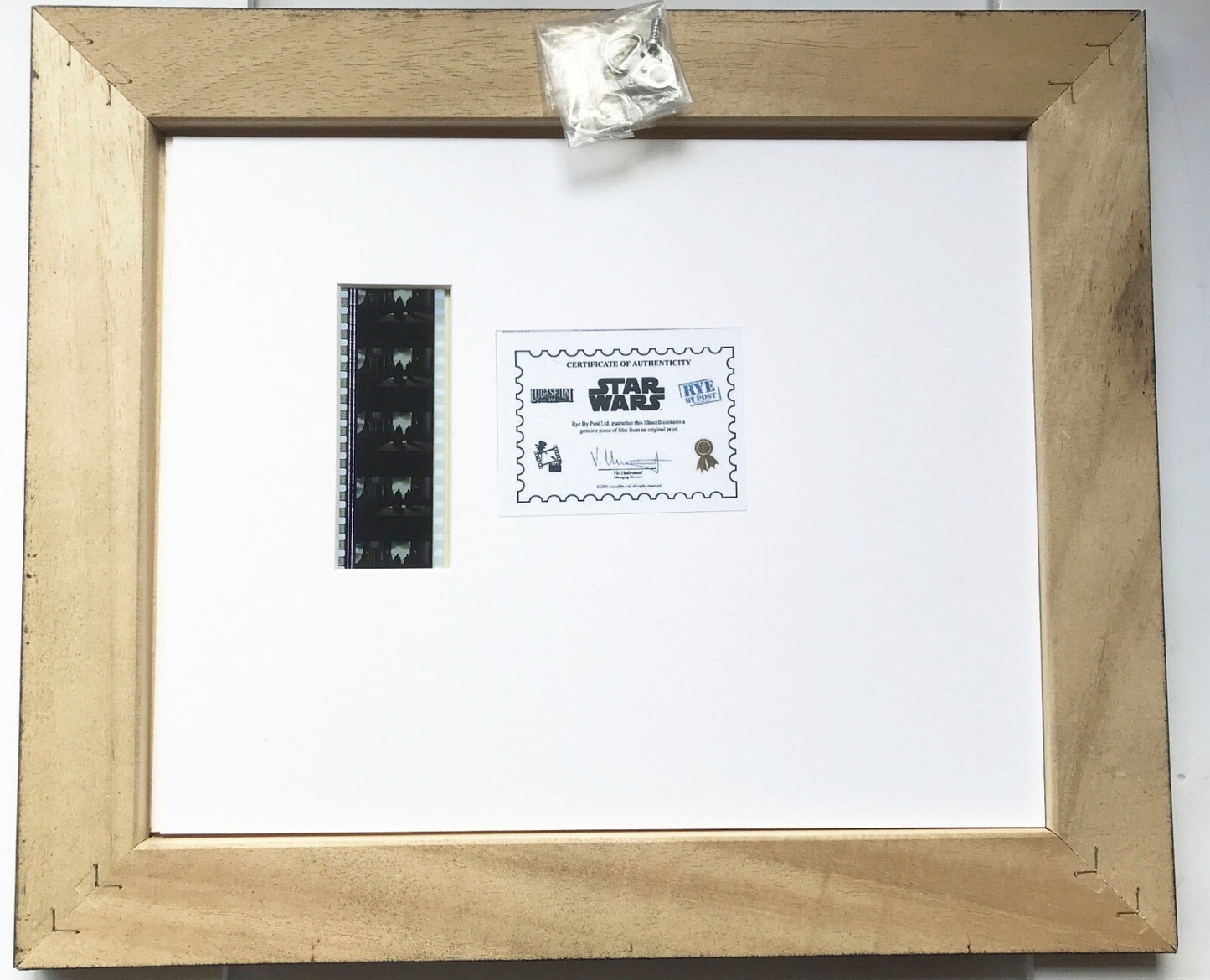Handmade display inc original 35mm film cells for a STAR WARS Ep III fan v2