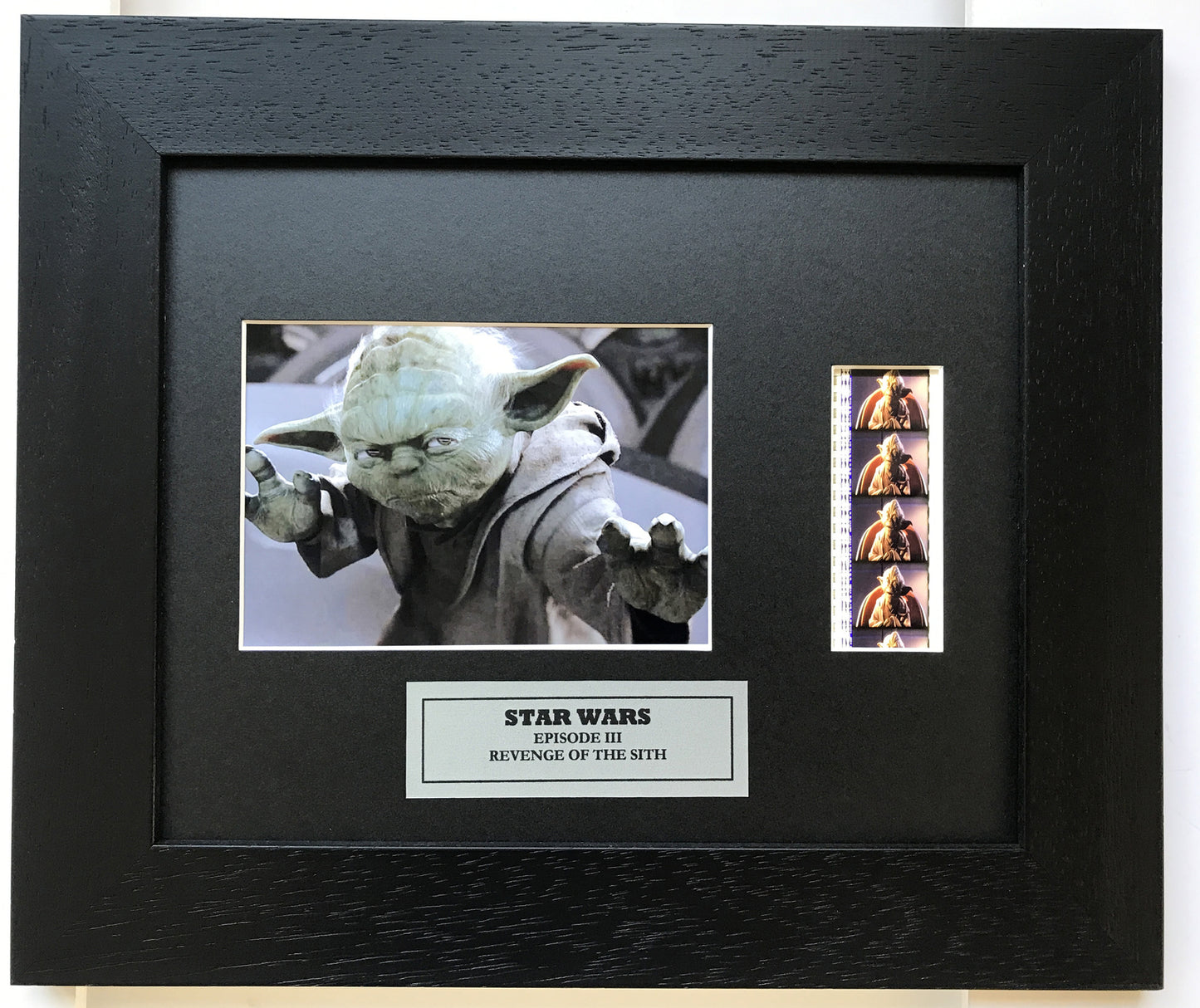 Handmade display inc original 35mm film cells for a STAR WARS Ep III fan v5