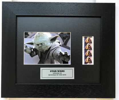 Handmade display inc original 35mm film cells for a STAR WARS Ep III fan v5