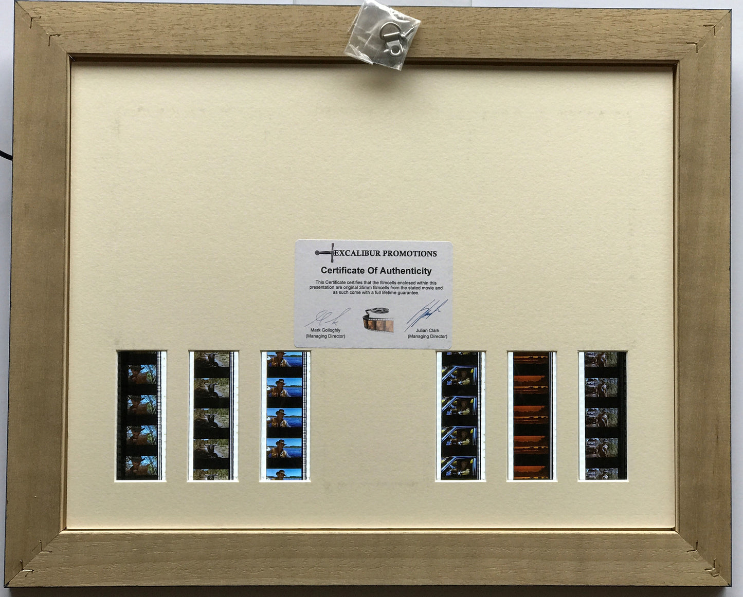 Hand crafted display featuring original film cells for CROCODILE DUNDEE fans vT1