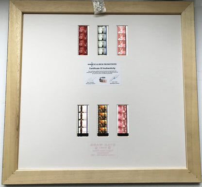 Handmade display featuring original 35mm film cells for a STAR WARS - SAGA fan