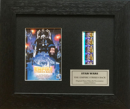 Handmade display inc original 35mm film cells for a STAR WARS Ep V fan v1