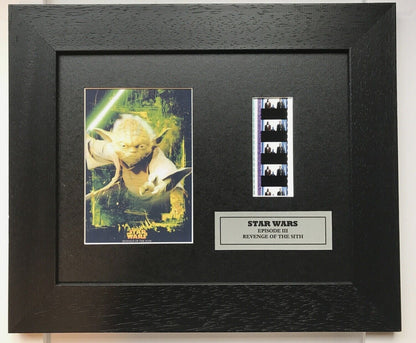 Handmade display inc original 35mm film cells for a STAR WARS Ep III fan v4
