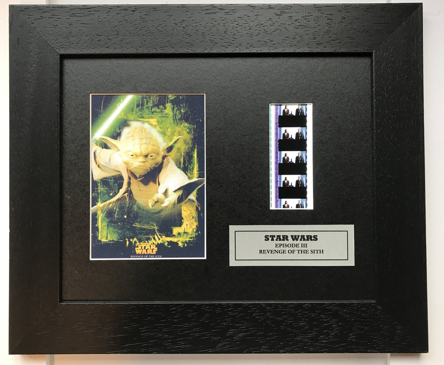 Handmade display inc original 35mm film cells for a STAR WARS Ep III fan v4