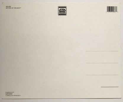 Original Poster Postcard 10 x 8 for a Star Wars Return of The Jedi fan v1