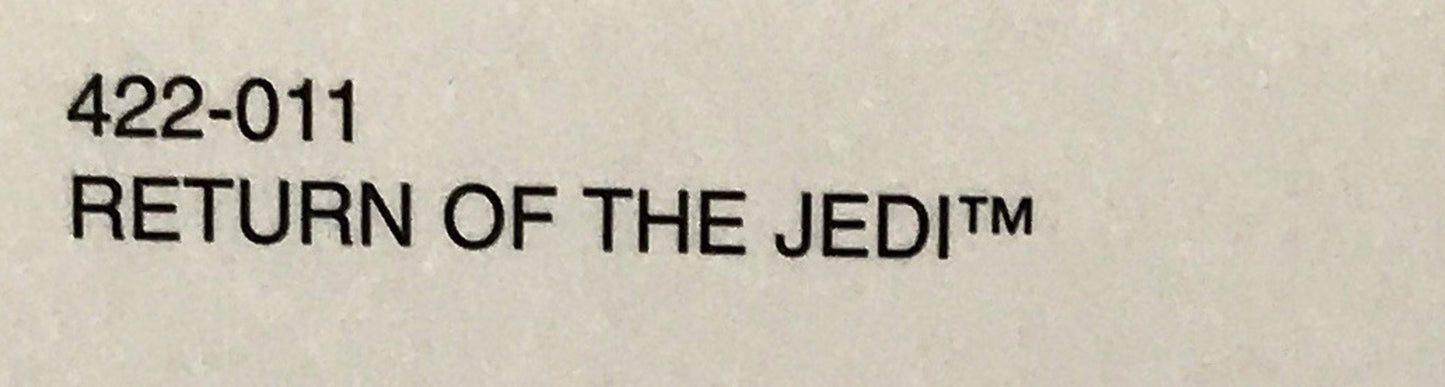 Original Poster Postcard 10 x 8 for a Star Wars Return of The Jedi fan v2
