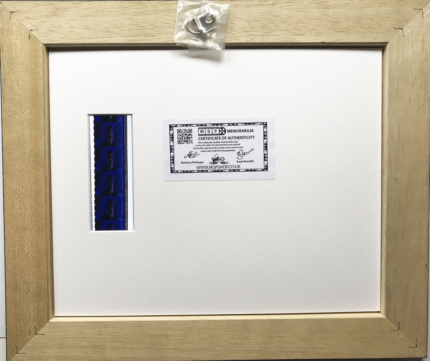 Hand crafted display featuring original 35mm filmcells for Star Trek V1 fans v2