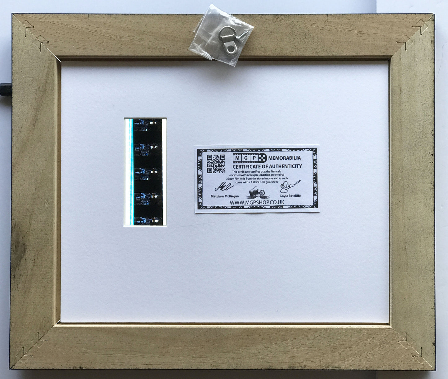 Handmade display featuring original filmcells for a Star Trek INTO DARKNESS fans