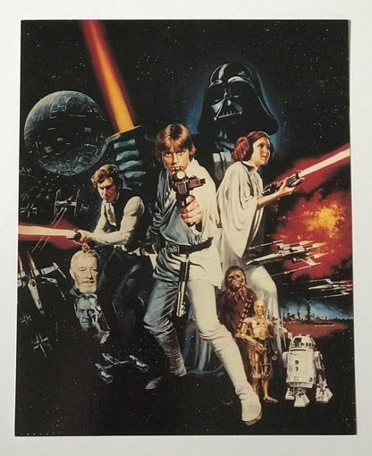 Original Poster Postcards 10 x 8 for a Star Wars - Episode 4 - A New Hope fan