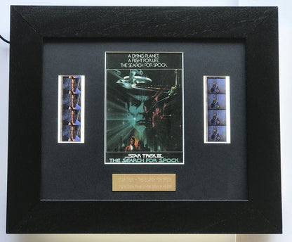Hand crafted featuring double film cells for STAR TREK The Search for Spock fans