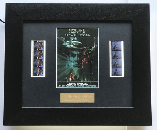 Hand crafted featuring double film cells for STAR TREK The Search for Spock fans