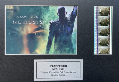 Hand crafted display featuring original film cells for Star Trek NEMESIS fans v1