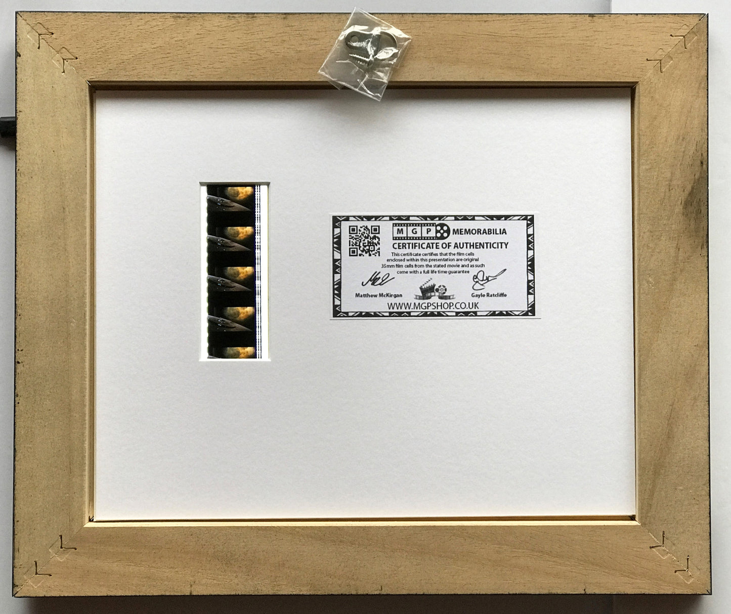STAR TREK Geordi La Forge Original 35mm film cell Memorabilia + COA