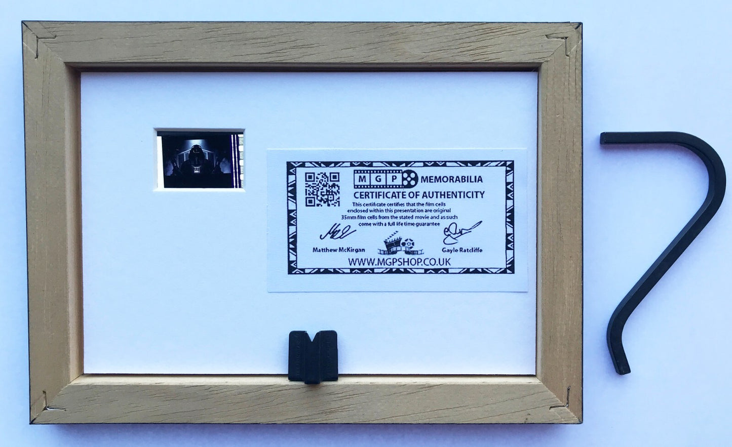 STAR WARS Ep III Original Mini 35mm Film Cells set in Quality Wood Frame + Coa