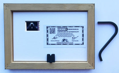 STAR WARS Ep III Original Mini 35mm Film Cells set in Quality Wood Frame + Coa