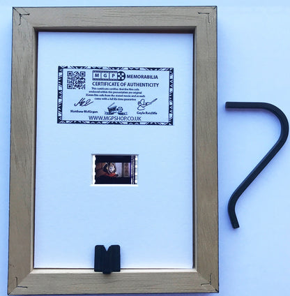 Handmade display inc original Mini 35mm film cells for a STAR WARS Ep 1 fan + COA