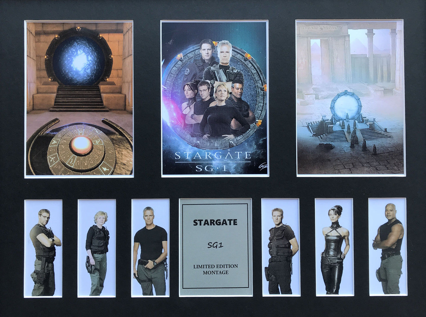 Hand Crafted Unique Montage for STARGATE SG-1 1997-2007 fans