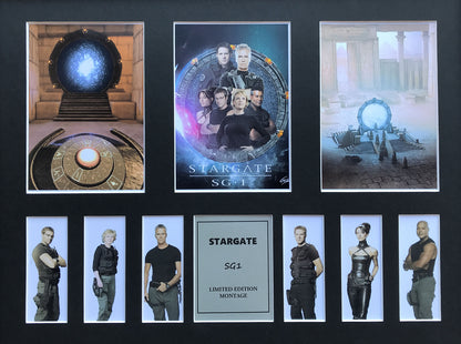 Hand Crafted Unique Montage for STARGATE SG-1 1997-2007 fans