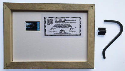 Handmade display featuring original film cell for a Star Trek INTO DARKNESS fan