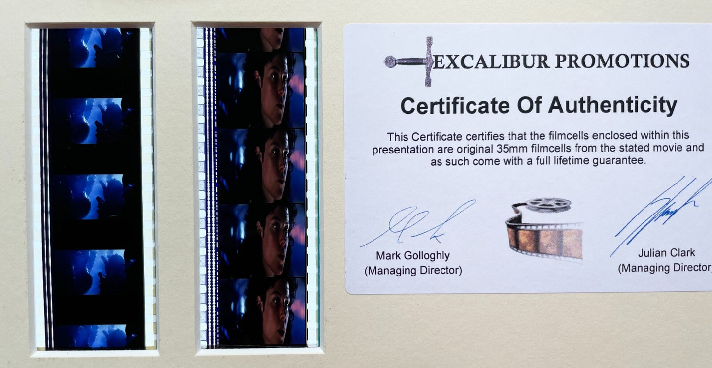 ALIEN & ALIENS Original 35mm Film Cells set within Quality Wood Frame + COA
