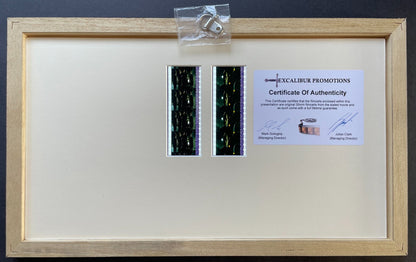 Handmade display featuring original Double 35mm filmcells for THE MATRIX fans v1