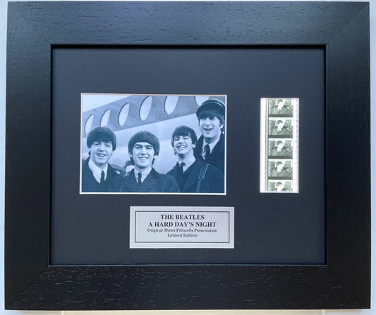 Hand crafted display featuring original film cells for The Beatles fans  vHDN