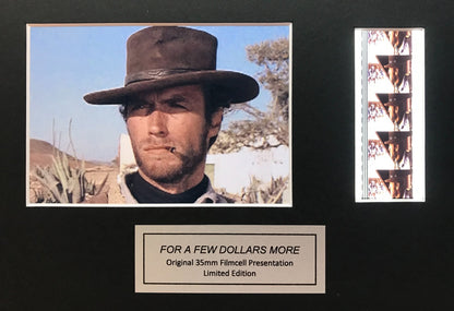 Handmade display inc original 35mm film cells for FOR a FEW DOLLARS More fan