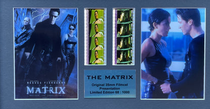 Handmade display featuring original Double 35mm filmcells for THE MATRIX fans v2
