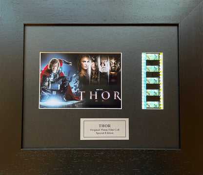 THOR of 2011 Handcrafted Presentation with Original 35mm film Cell Memorabilia