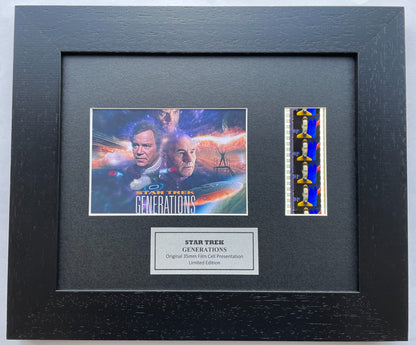 Handmade display featuring original film cells for Star Trek GENERATIONS fans v2