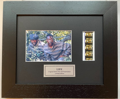Handmade display featuring original 35mm film cells for LIFE of 1999 fans v1
