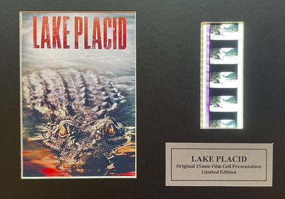 Hand crafted display featuring original film cells for a LAKE PLACID fan v2
