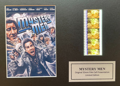 Handmade display featuring original 35mm film cells for MYSTERY MEN fans v2