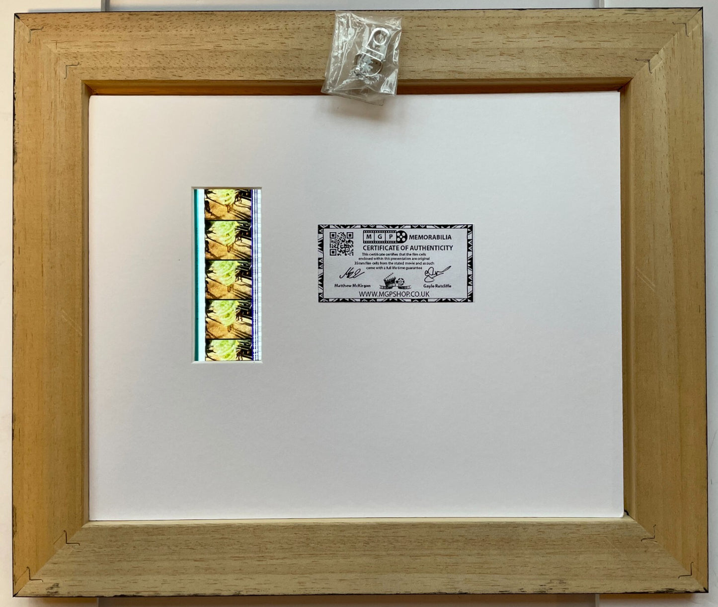 Handmade display featuring original 35mm film cells for MYSTERY MEN fans v2