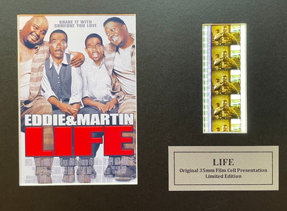 Handmade display featuring original 35mm film cells for LIFE 0F 1999 fans v2