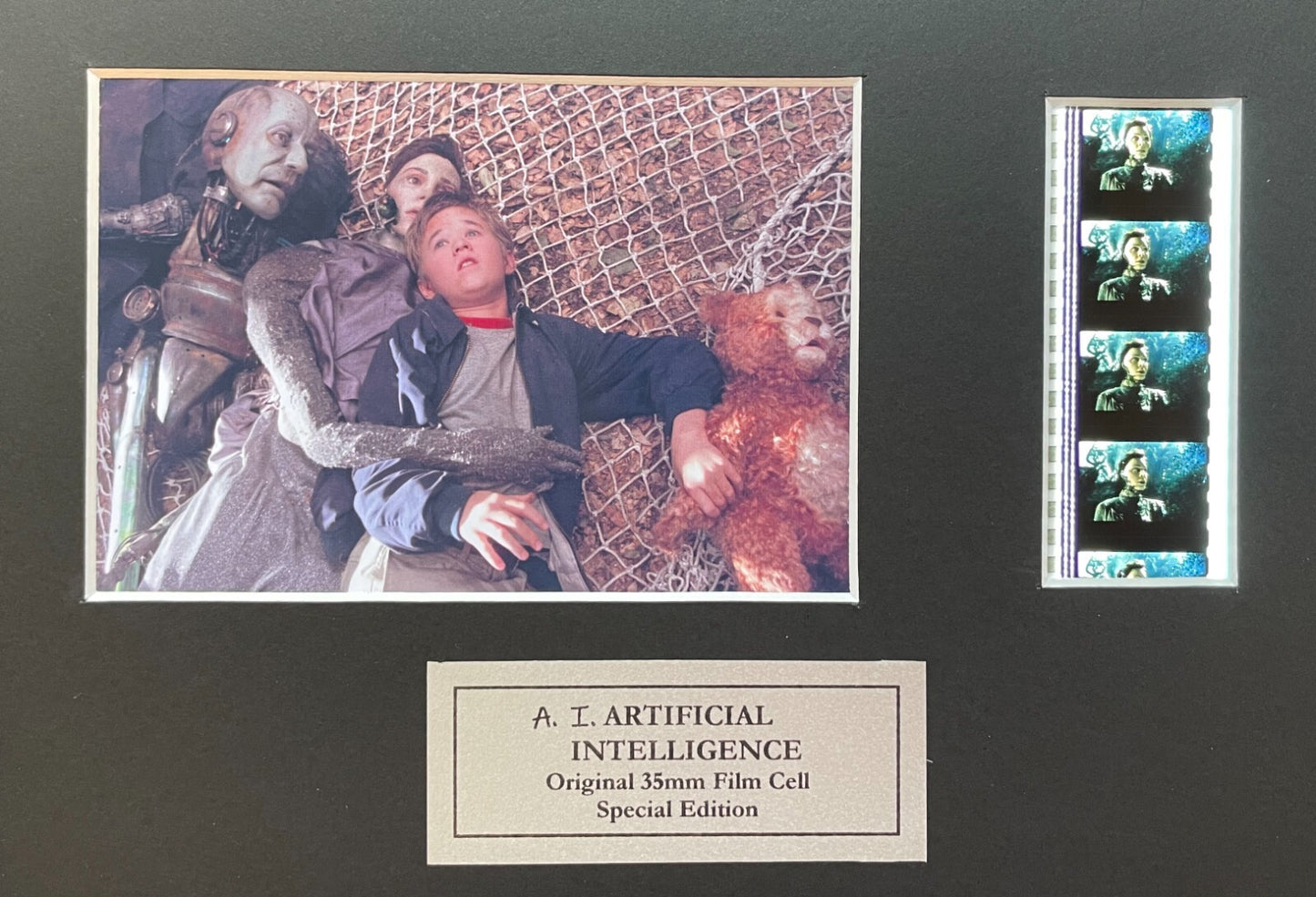 Handmade gift inc original film cells for an A.I. Artificial Intelligence fan v1