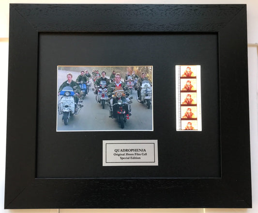 Hand crafted display featuring original 35mm film cells for QUADROPHENIA fans v1