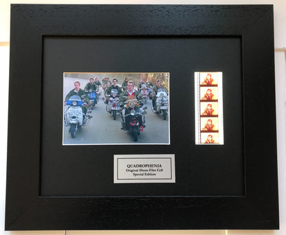 Hand crafted display featuring original 35mm film cells for QUADROPHENIA fans v1
