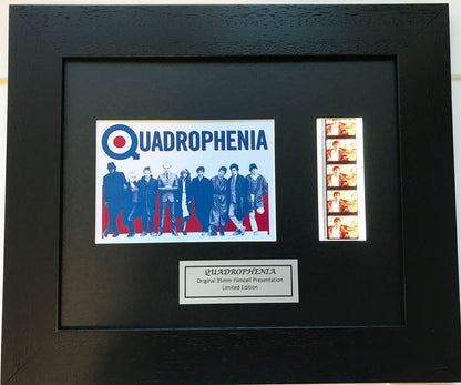 Hand crafted display featuring original 35mm film cells for QUADROPHENIA fans v2