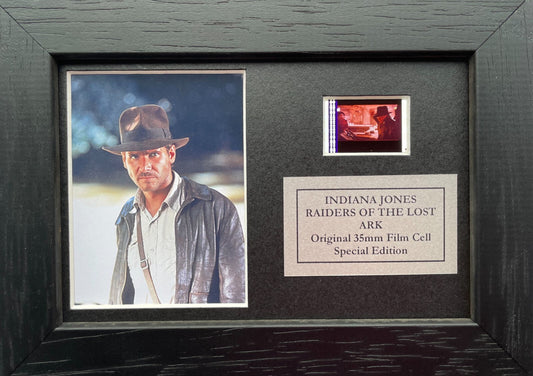 Handmade gift of original filmcell - Indiana Jones RAIDERS of The LOST ARK fans