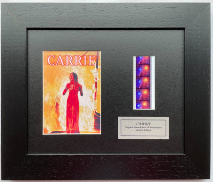 Hand crafted display featuring original film cells for a CARRIE of 1976 fan v2