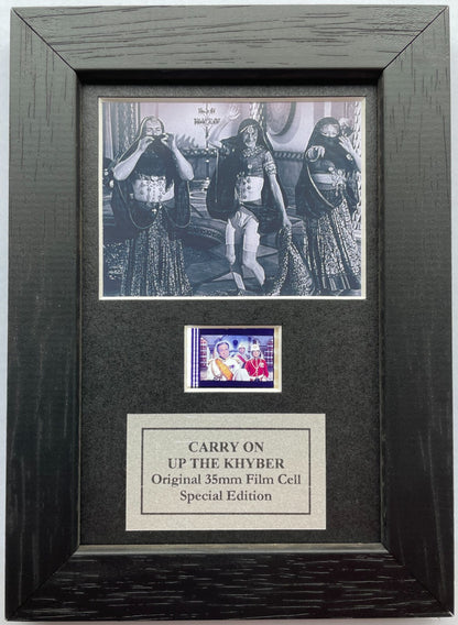 CARRY On Up The KHYBER Original Mini 35mm Film Cells set in Quality Wood Frame