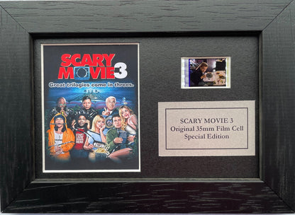 Handmade display inc original Mini 35mm film cells for SCARY MOVIE 3 fans + COA