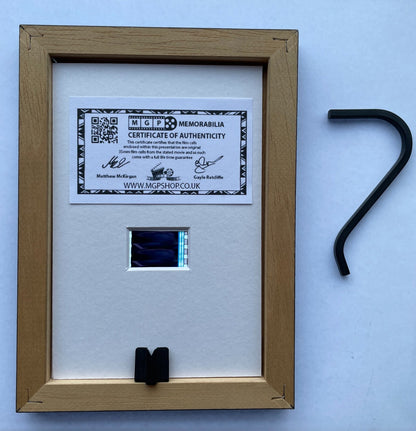 Hand crafted display featuring original Mini 35mm film cells for STARGATE fans